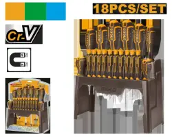 Ingco 18-Piece Screwdriver Set HKSD1828 for Professional Use