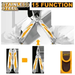 Ingco 15-in-1 Foldable Multi-Tool HFMFT0115 for Business Use