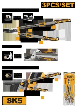 Набор садовых ножниц Ingco HLT93301, 3 шт — надежность и эффективность