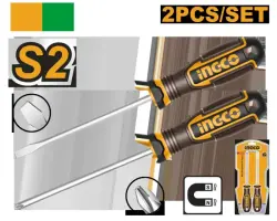 Ingco 2-Piece Screwdriver Set HKSDS0228 for Business & Retail