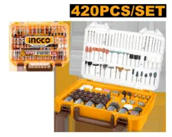 Ingco 420-piece Mini Rotary Tool Accessories Kit AKMG4208 for Business