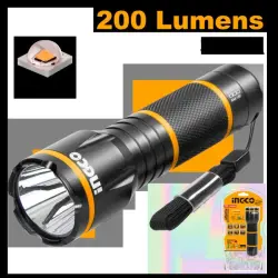 Ingco 250 Lumens Professional Flashlight HFL013AAA58