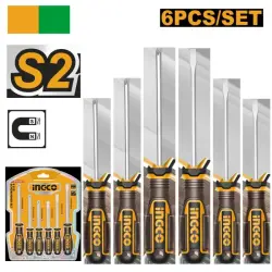 Ingco 6-Piece Screwdriver Set HKSDS0628 for Professional Use