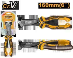 Ingco 6x160mm End Cutting Pliers HECP28160 for Industrial Applications