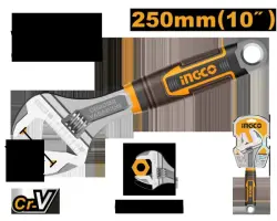 Ingco Adjustable Wrench 250mm (HADW131108) – Professional Grade