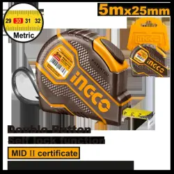 Ingco Метр II 5m x 25mm ölçeg lentalary HSMT08051E
