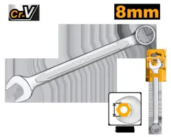 Ingco HCSPA081 8mm Combination Wrench – Reliable Industrial Tool