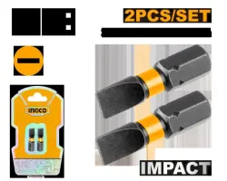 Ingco güýçli bitler 6x25mm 2 sany SDBIM71SL625 – Berk we täsirli