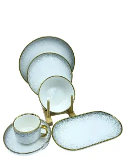 MLD MLD513-27 | Dining Set 32 pcs Porcelain for 6 Persons
