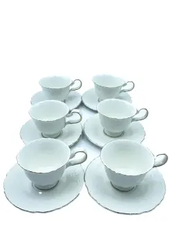 MLD MLD513-12 | Ak Porselan Çaý Käsesi Toplumy