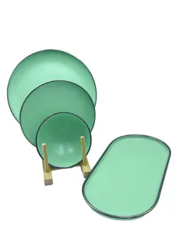 16159-7 | Dining Set White 19 pcs for 6 Persons