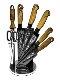 Bass B12414-D | Knife Set 6pcs with Plastic Stand