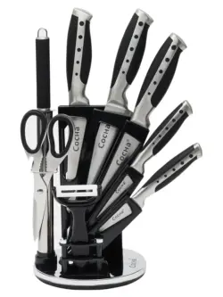 Cocha C59-70 | Knife Set 12 pcs with Plastic Stand