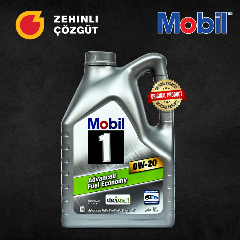 Mobil 1 Advanced Fuel Economy 0W-20 - 5 л полностью синтетическое моторное масло