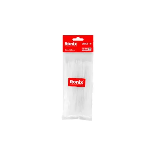 Ronix RH9991 | Cable Tie 150 mm White Nylon