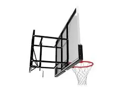 Basketball Backboard Set Durable Metal Hoop & Net